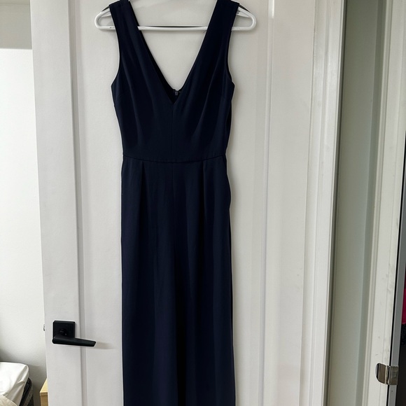 Navy Babaton jumpsuit - Picture 4 of 5